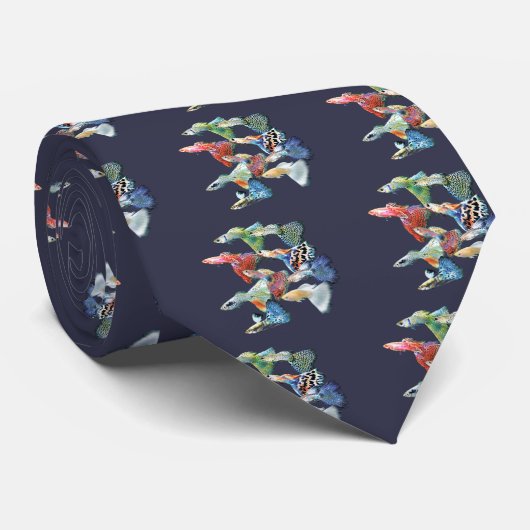 Guppies Krawatte (Gerollt)