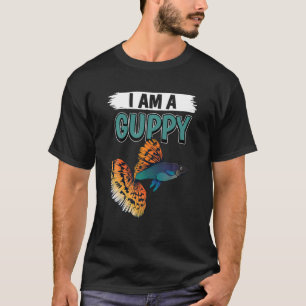 Guppies Zitat Fisch Aquarium Eigentümer Ich bin e T-Shirt
