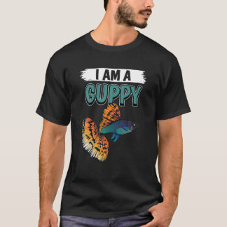 Guppies Zitat Fisch Aquarium Eigentümer Ich bin ei T-Shirt