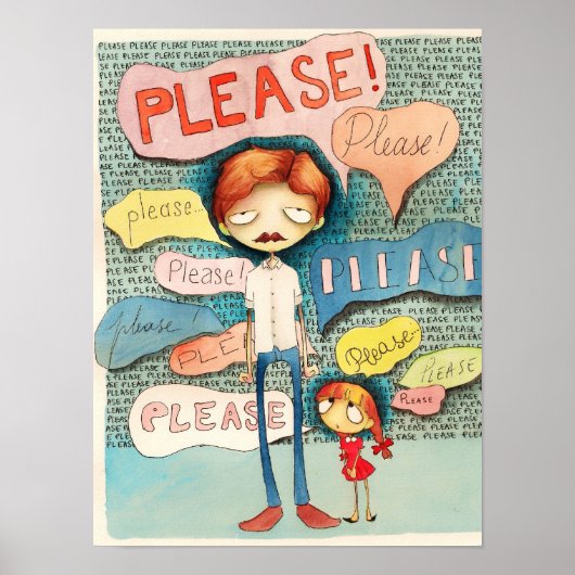 Guppy Butter - Bitte! Poster (Vorne)