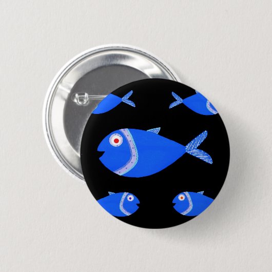 Guppy-Fische Button (Vorne & Hinten)