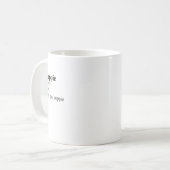 GUPPY KAFFEETASSE (Vorderseite Links)