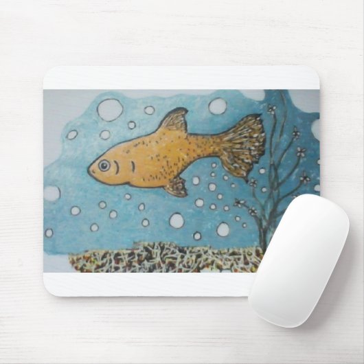 Guppy-Liebe Mousepad (Mit Mouse)