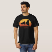 Guppy Retro Sunset Pet Guppy Fisch T-Shirt (Vorne ganz)