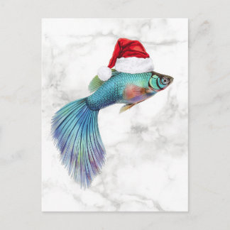 Guppy Xmas Feiertagspostkarte