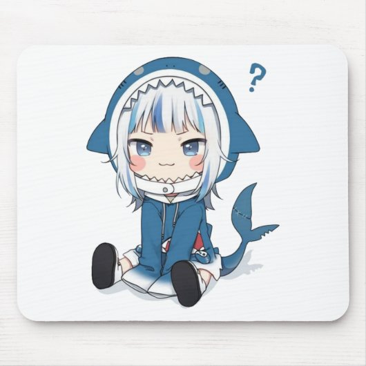 Gura Hololiven (が う る ぐ ら) Mousepad (Vorne)