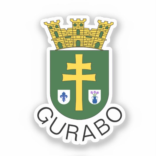 Gurabo Wappen, Puerto Rico Aufkleber (Vorderseite)