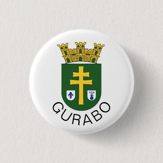 Gurabo Wappen, Puerto Rico Button (Vorderseite)