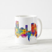 Gurgaon Haryana Skyline Kaffeetasse (VorderseiteRechts)