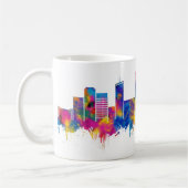 Gurgaon Haryana Skyline Kaffeetasse (Links)