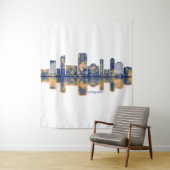 Gurgaon Skyline Wandteppich (Beispiel)