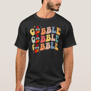 Gurgel bis du wackelst Dabbing Truthahn Erntedankf T-Shirt
