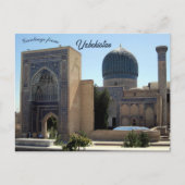 Guri Amir Mausoleum in Samarkand in Usbekistan Postkarte (Vorderseite)