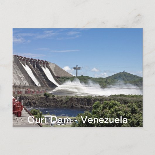 Guri Dam Postal Postkarte (Vorderseite)