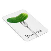 Gurke auf einer Gabel Magnet (Rechte Seite)