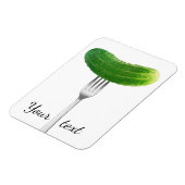 Gurke auf einer Gabel Magnet (Linke Seite)