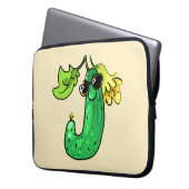Gurke cucumber laptopschutzhülle (Vorderseite Links)