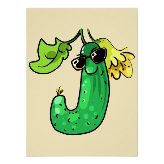 Gurke cucumber poster (Vorderseite)