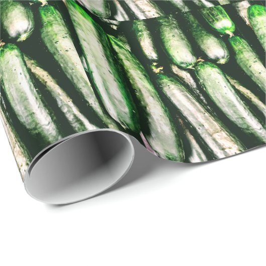 Gurke Geschenkpapier (Rolleneckpunkt)