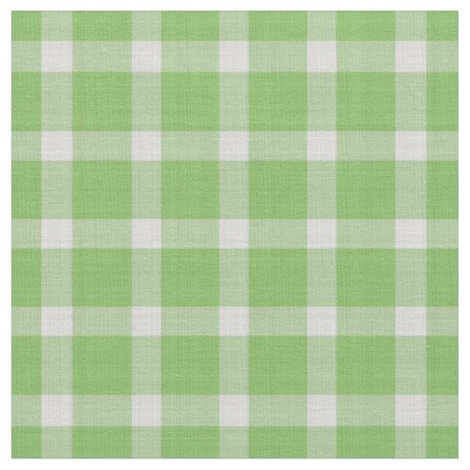 Gurke Grün und weiß kariert Gingham-Karo Stoff (Nahaufnahme)