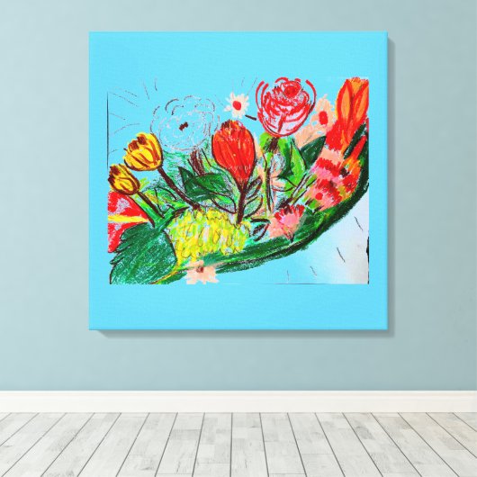 Gurke Leinwanddruck (Insitu (Holzboden))