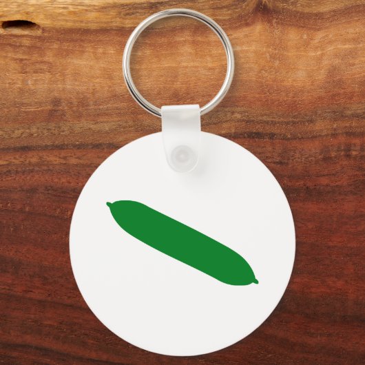 Gurke Schlüsselanhänger (Vorderseite)