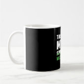 Gurke Sprichwort Funny Kaffeetasse (Links)