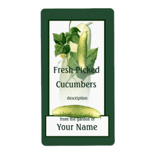 Gurken Art Bauer Gardene Label
