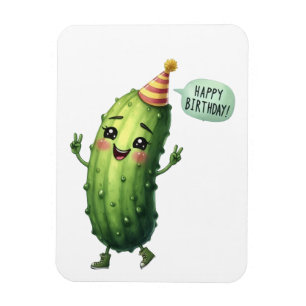 Gurken-Geburtstagskarte Alles Gute zum Geburtstag Magnet