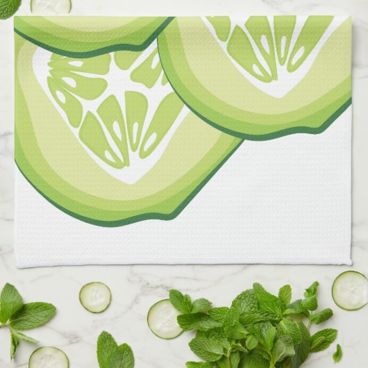 Gurken Handtuch (Gefaltet)