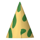 Gurken Pickles Gemüse Lover Spaß Partyhütchen (Rückseite)