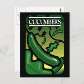 Gurken Postkarte (Vorne/Hinten)