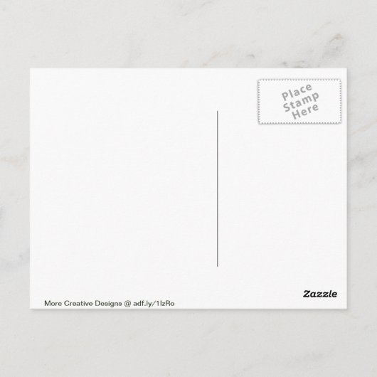 Gurken-Postkarten Postkarte (Rückseite)