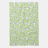 Gurken-Salat Geschirrtuch (Vertikal)
