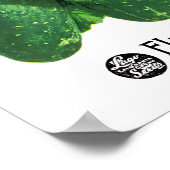 Gurken-Samenpackungsetikett Poster (Ecke)