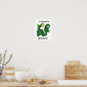 Gurken-Samenpackungsetikett Poster (Küche)