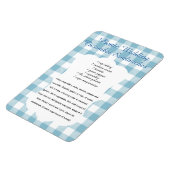 Gurken-Sandwich-Rezept Magnet für Picknicks (Linke Seite)
