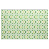 Gurken Scheiben Muster Stoff (Fat Quarter (45,7 x 55,9 cm))
