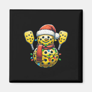 Gurken-Schneemann-Santa-Hut-Lichter Weihnachtsgurk Magnet