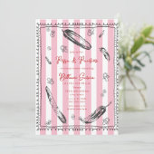 Gurken Schnuller Sketch Doodle Boy Babydusche Einladung (Stehend Vorderseite)