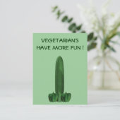 Gurken und Paprikaschoten Postkarte (Stehend Vorderseite)