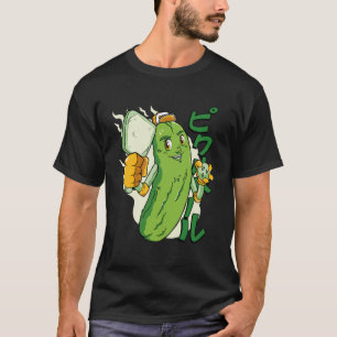 Gurken Veggies Gemüses Asiatische Pullover-Hoodie T-Shirt