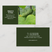 Gurken-Visitenkarten Visitenkarte (Vorne/Hinten)