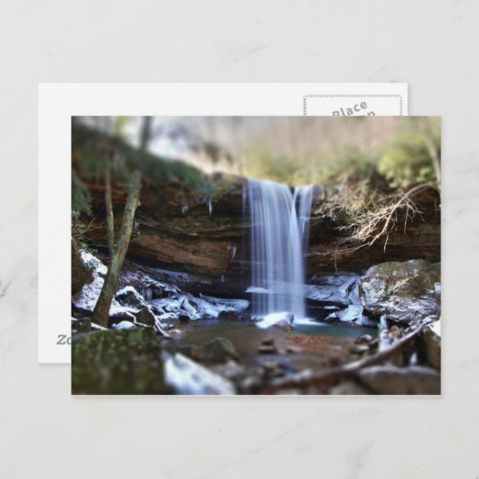 Gurkenfälle - Winter Postkarte (Vorne/Hinten)