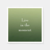 Gurkengrün Serviette (Vorderseite)