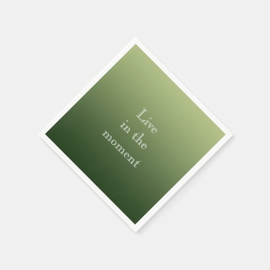 Gurkengrün Serviette (Ecke)