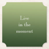 Gurkengrün Untersetzer (Vorderseite)