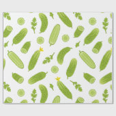 Gurkenhülle vegan vegetarisch geschenkpapier (Flach)