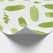 Gurkenhülle vegan vegetarisch geschenkpapier (Ecke)