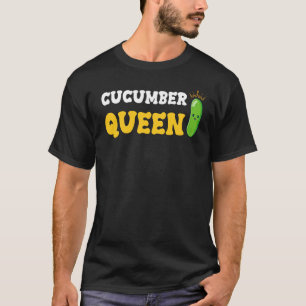 Gurkenkönigin Frucht Gemüse Muttertag Garten T-Shirt